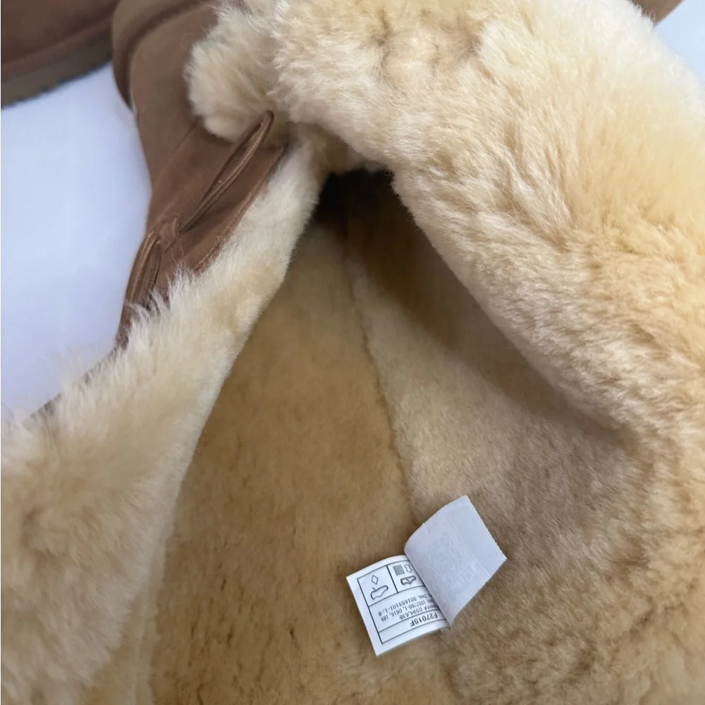 UGG Tan Suede Winter Boots - Picture 6 of 7